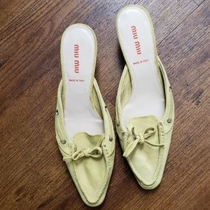 Miu Miu Vintage mule Kitten heels